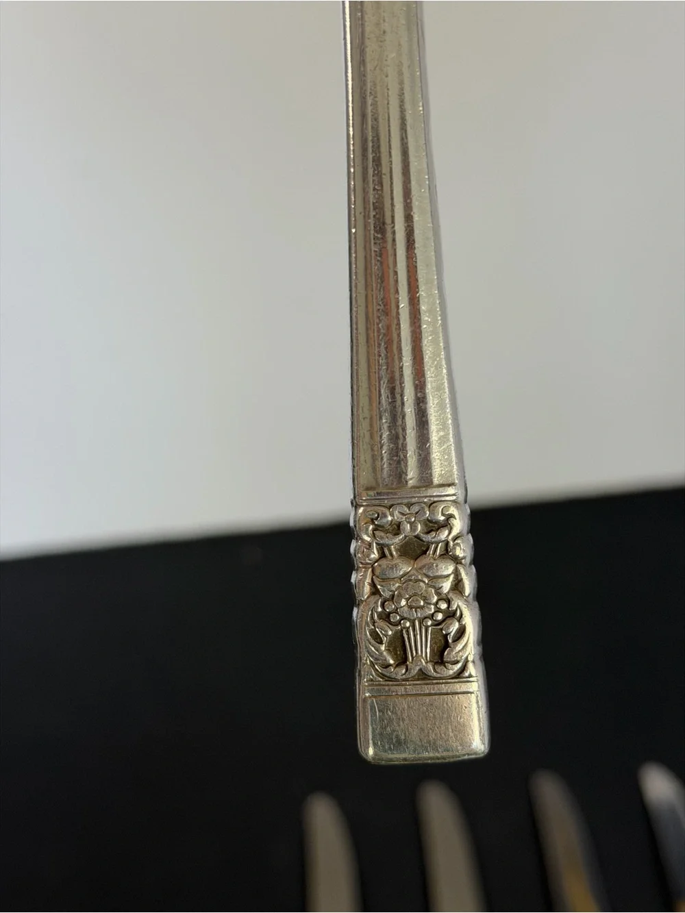 Community Plate Coronation Silverplate Dinner Knives Set of 6 Stainless